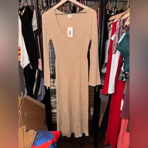 a new day Long Sleeve Midi Dress